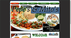 Desktop Screenshot of pepesandmitos.com